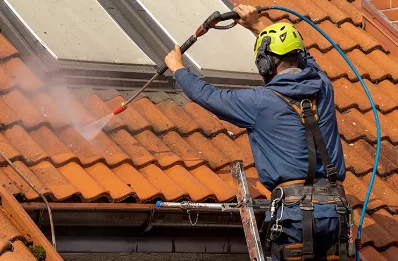 Démoussage et hydrofuge de toiture à Chusclan